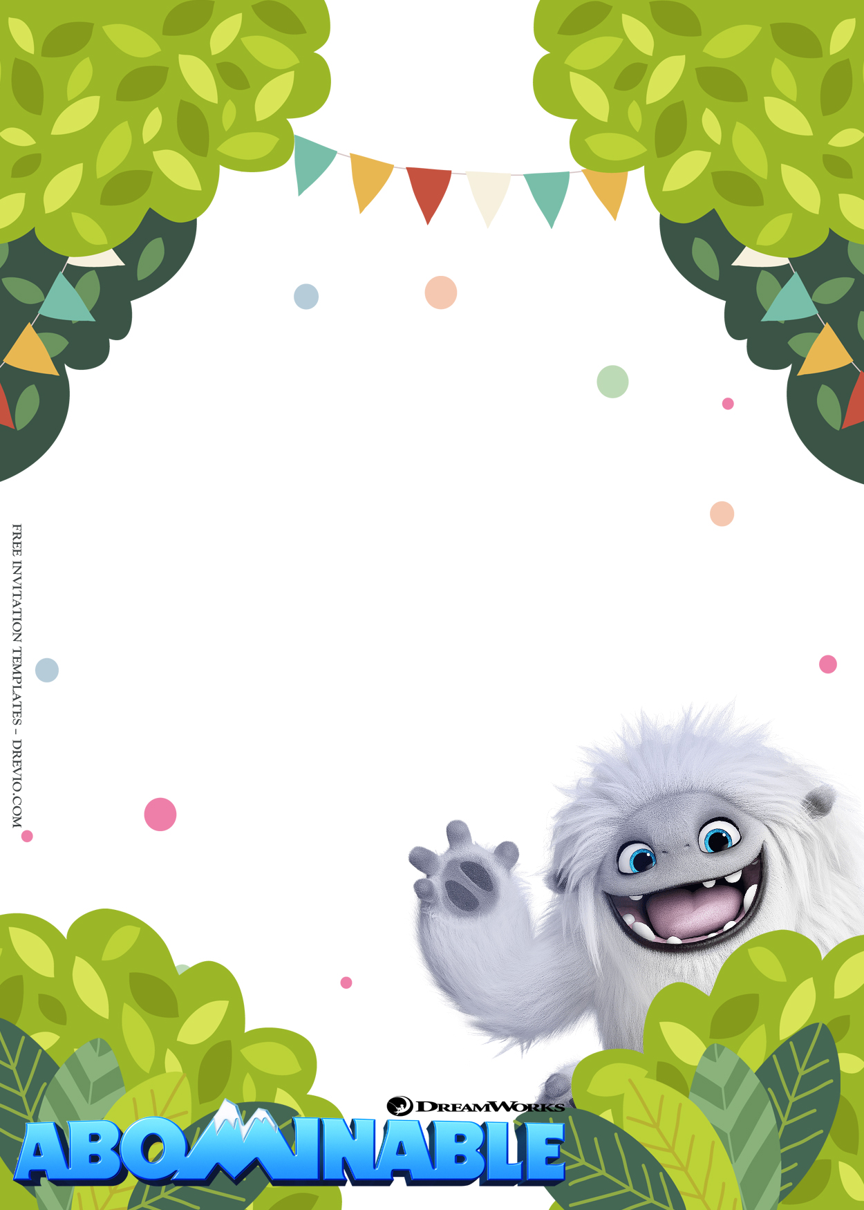 7+ Abominable Magical Party Birthday Invitation Templates Three