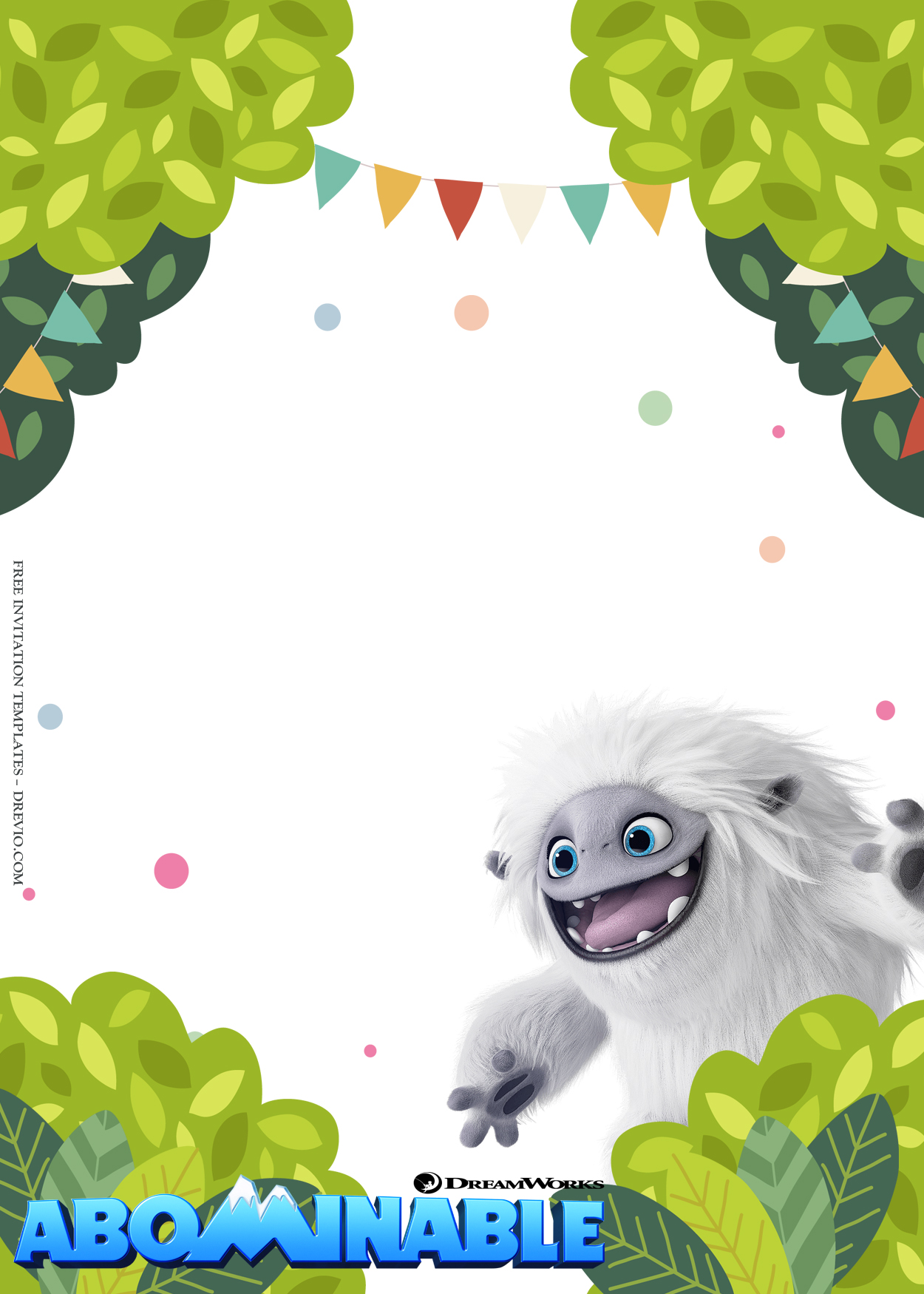 7+ Abominable Magical Party Birthday Invitation Templates Two