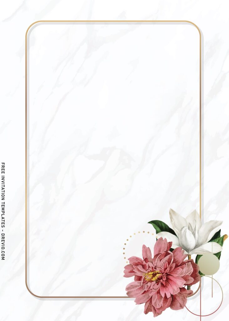 7+ Urban Garden Wedding Invitation Suites Perfect For Greenhouse Party with luxury white marble background