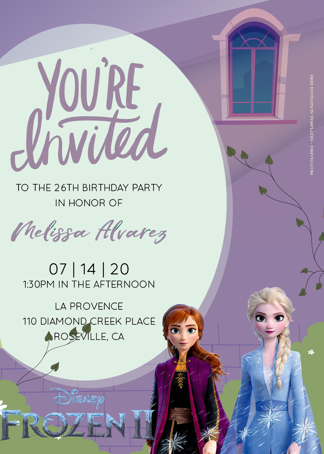 7+ Frozen 2 Adventure Party Birthday Invitation Templates Title