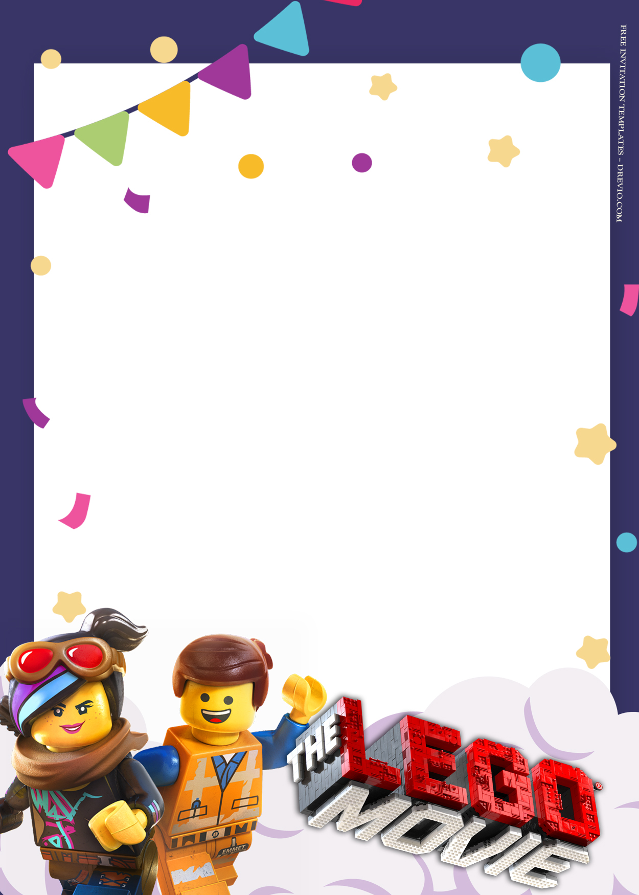 7+ Lego The Movie Party Birthday Invitation Templates Five