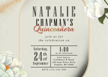 7+ White Romantic Wedding And Birthday Invitation Templates