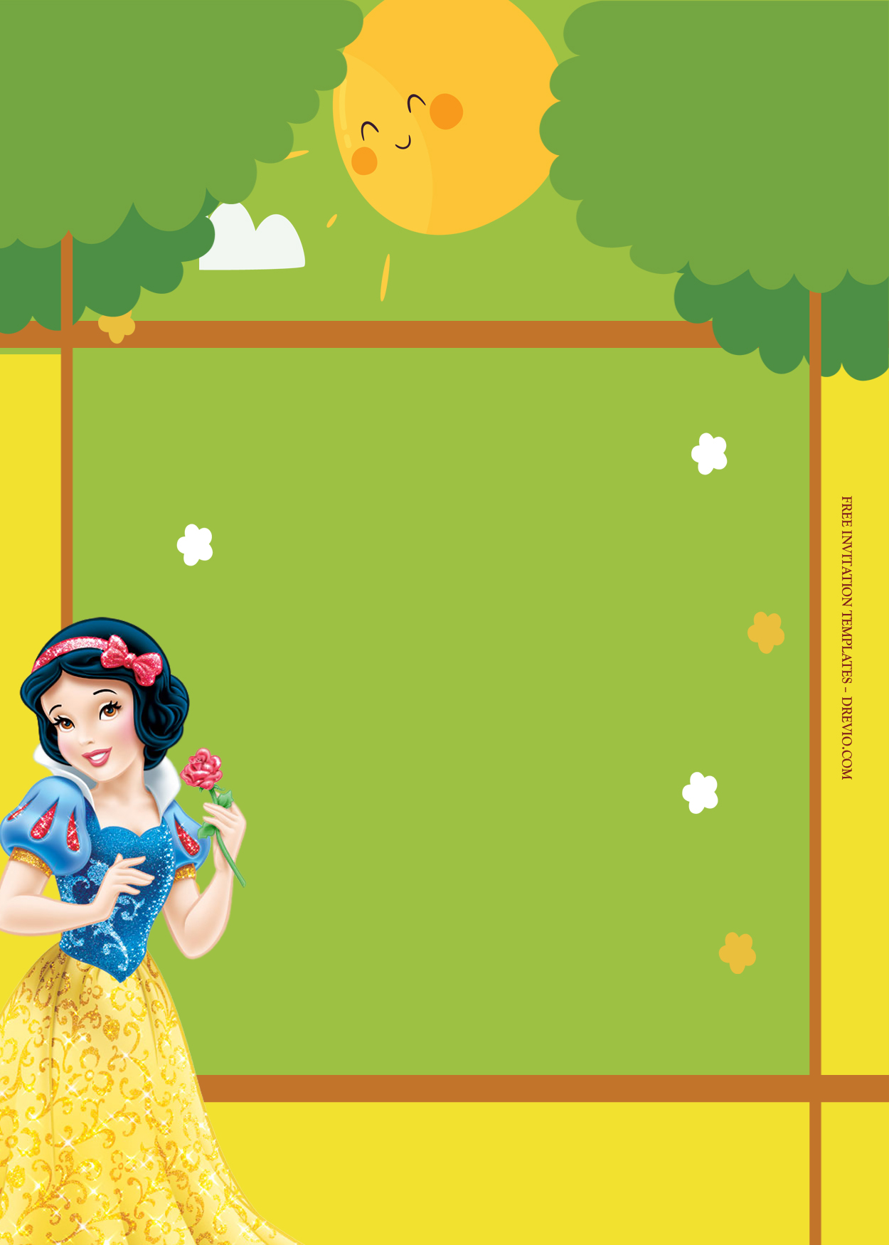 7+ Snow White Summer Mood Birthday Invitation Template Four
