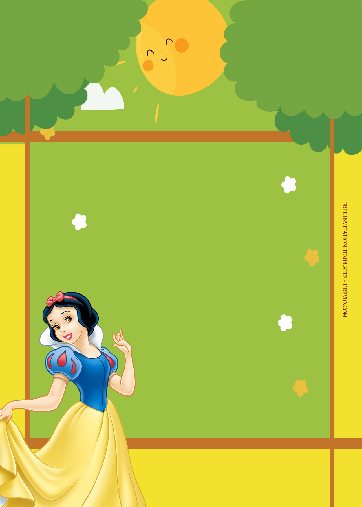 7+ Snow White Summer Mood Birthday Invitation Template Two
