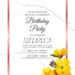 7+ Blossoming Autumn Floral Birthday Invitation Templates