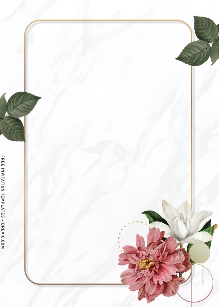7+ Urban Garden Wedding Invitation Suites Perfect For Greenhouse Party with gleaming gold frame