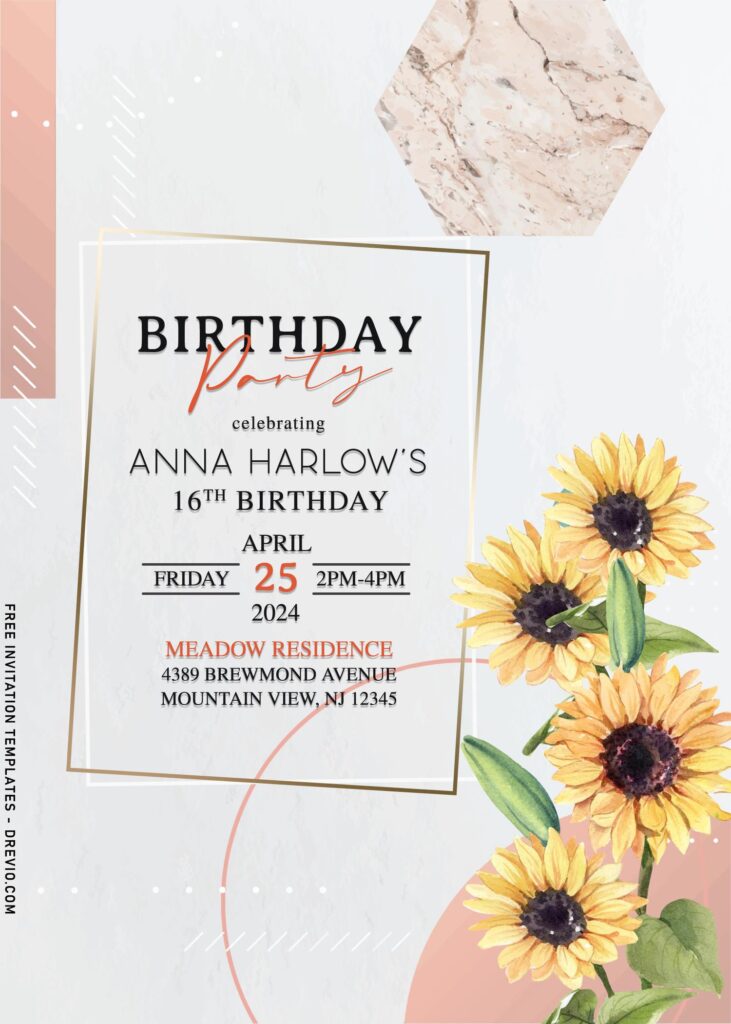 8+ Modern Cute And Fun Pattern Invitation Templates For Kids Birthday