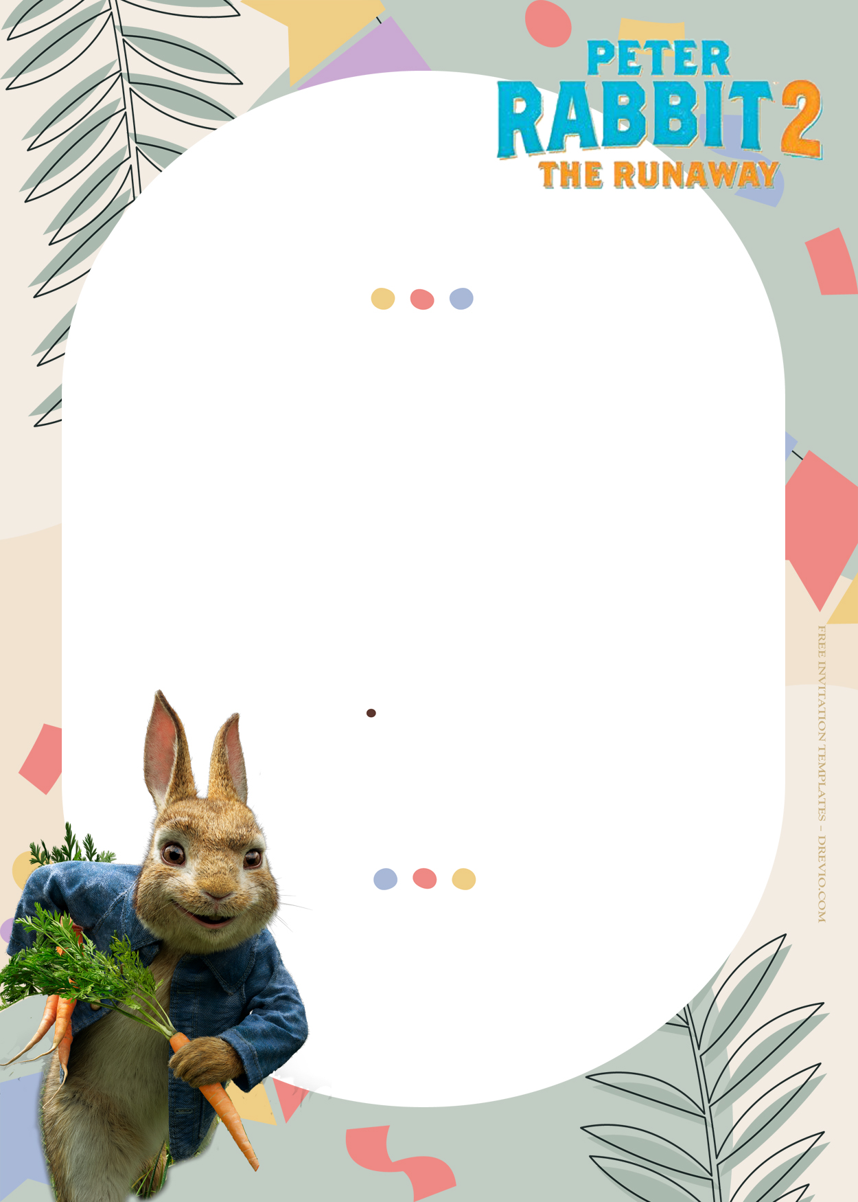 8+ Peter Rabbit 2 The Runaway Birthday Invitation Templates Five