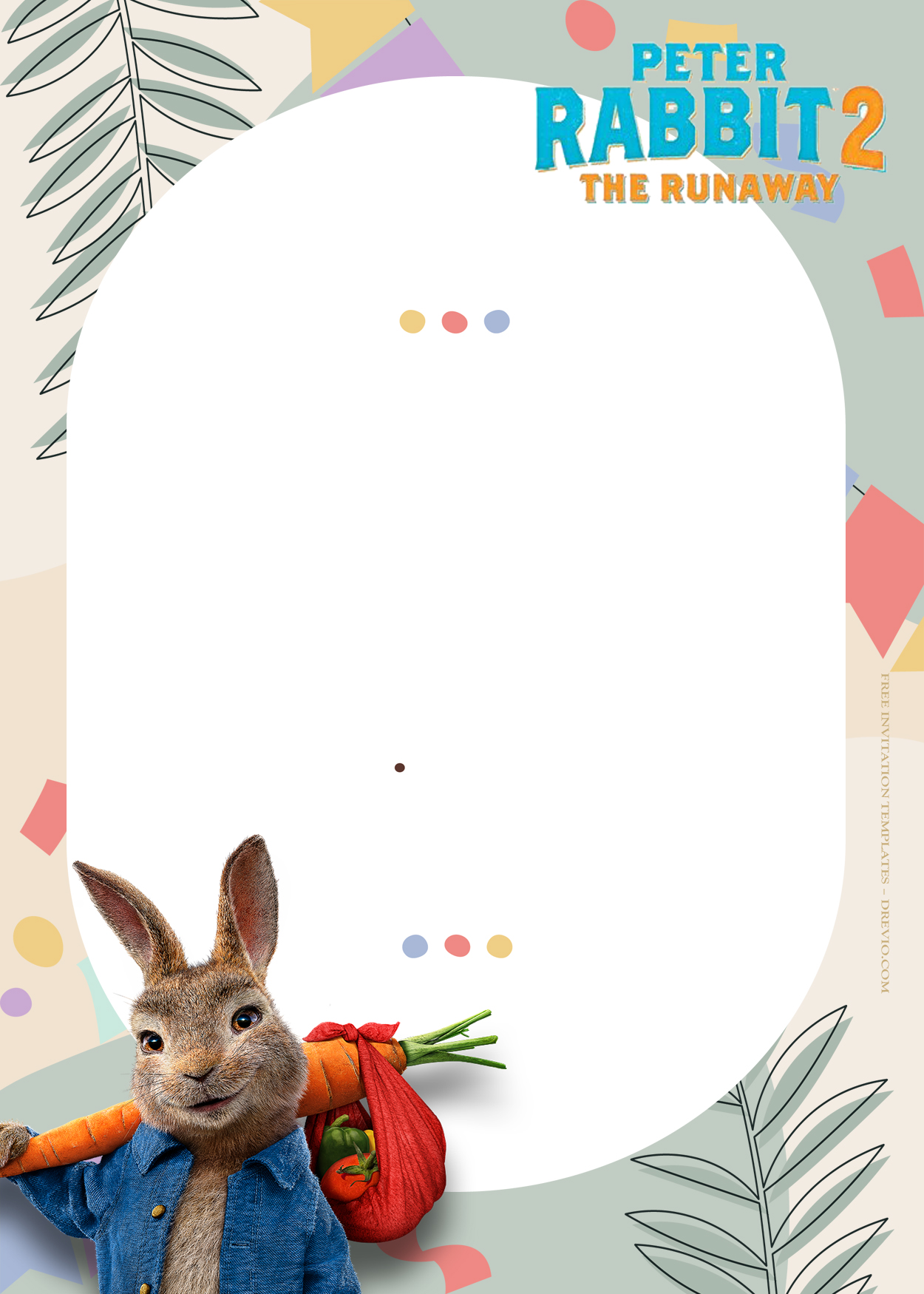 8+ Peter Rabbit 2 The Runaway Birthday Invitation Templates One