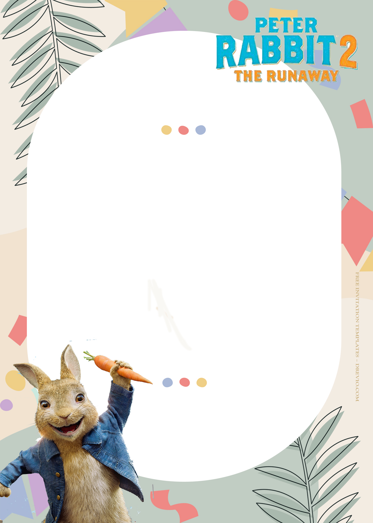 8+ Peter Rabbit 2 The Runaway Birthday Invitation Templates Seven