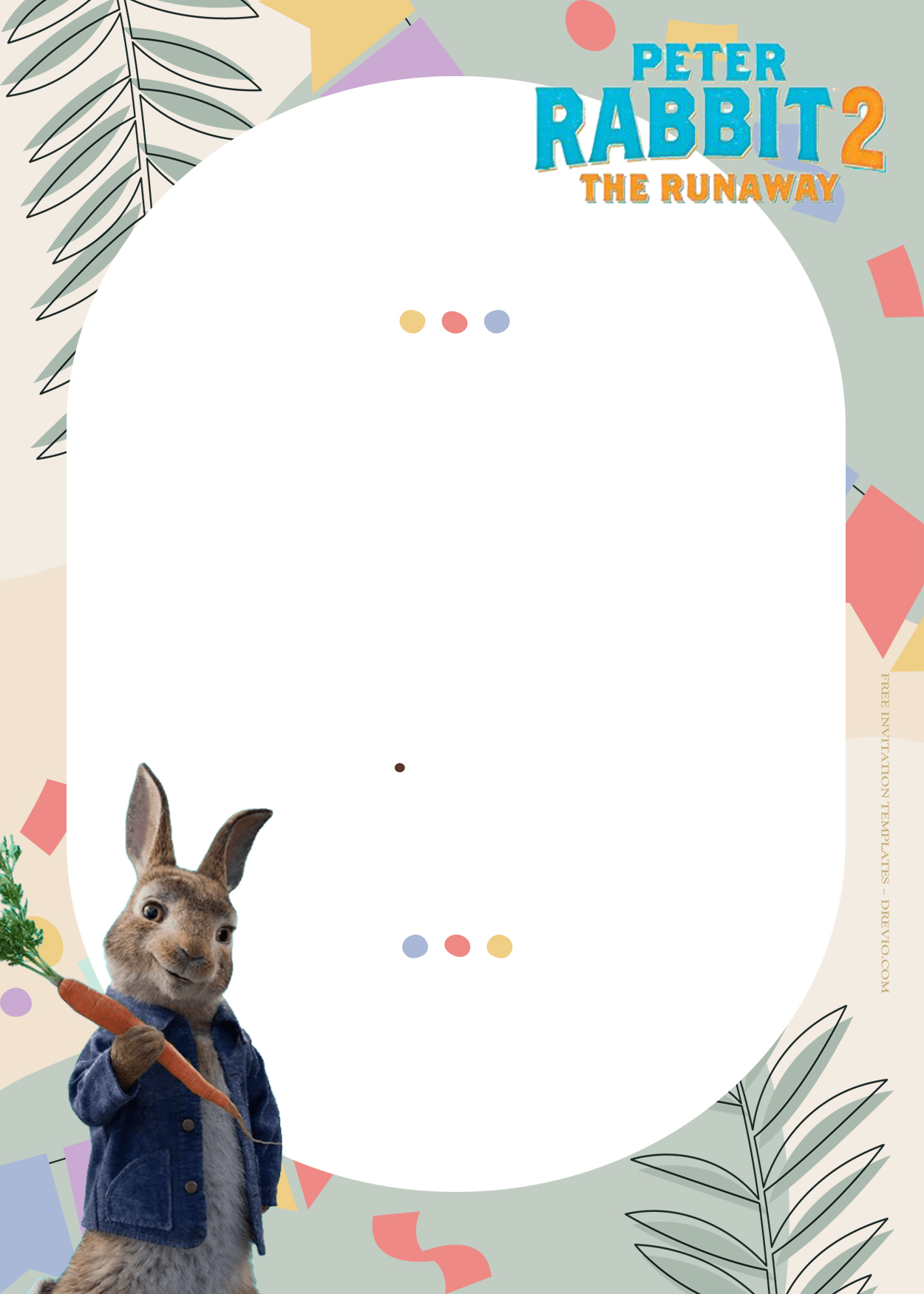 8+ Peter Rabbit 2 The Runaway Birthday Invitation Templates Two