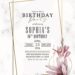8+ Fancy Marble Amaryllis Birthday Invitation Templates