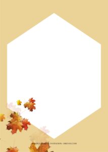 Autumn Flower Invitation Templates, Let’s Celebrate Your Fall Party ...