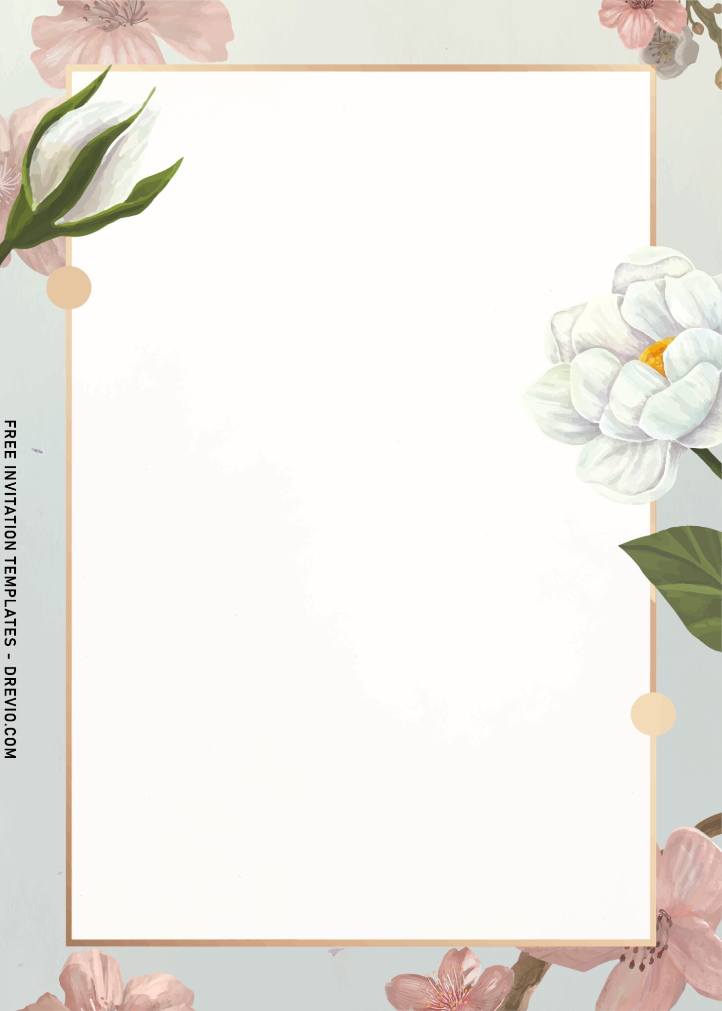 8+ Earthy Cream Anemone And White Carnation Invitation Templates ...