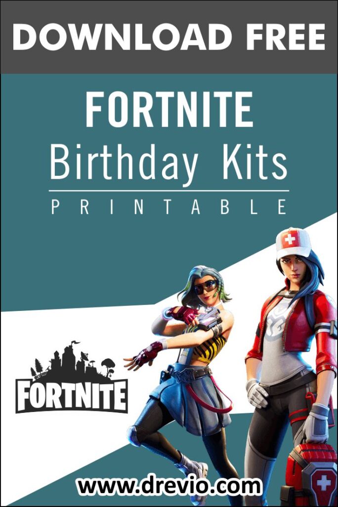 Invitation Template of Incredible Fortnite 2 Party Ideas to Make Your Birthday Extraordinary! 5