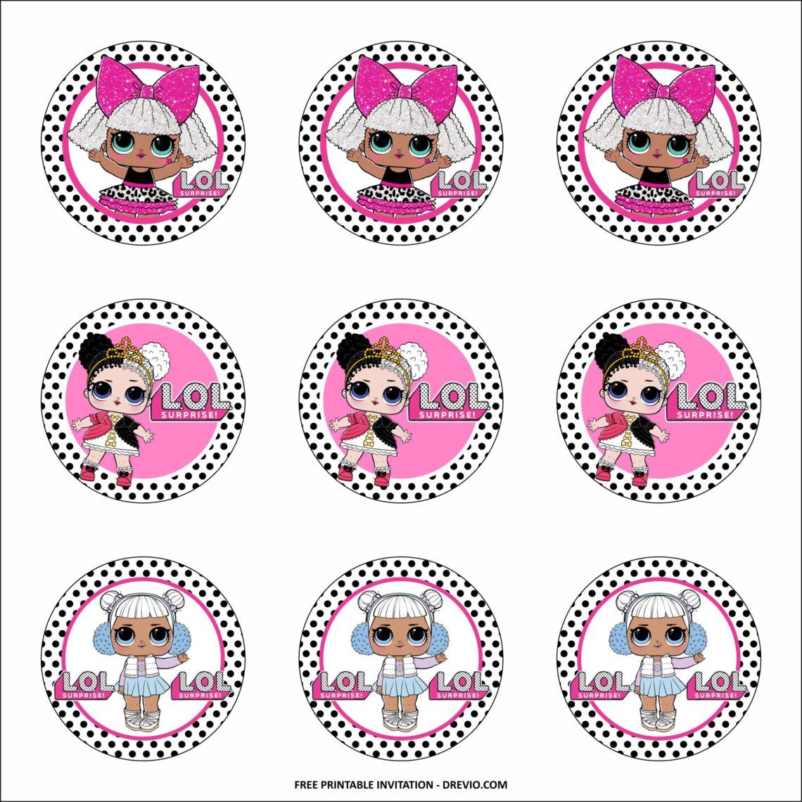 Personalised LOL Dolls Star Style Cake Toppers – VIP Gifts