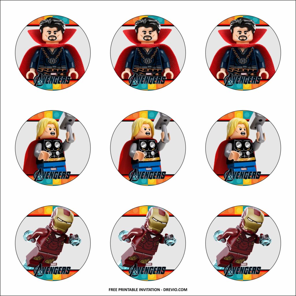 Invitation Template of Awesome Ideas to Throw a Lego Avengers for Your Boy Birthday Bash 1