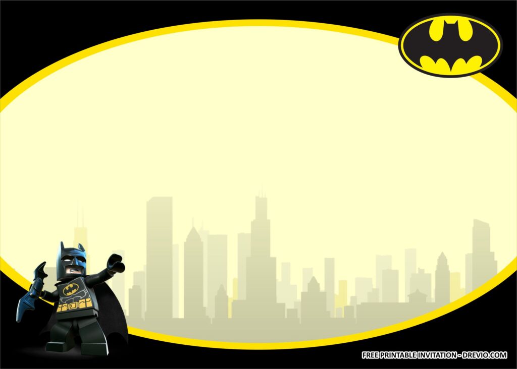 Invitation Template of Impressive Ideas to Host a Lego Batman Party for Your Lovely Kids 4