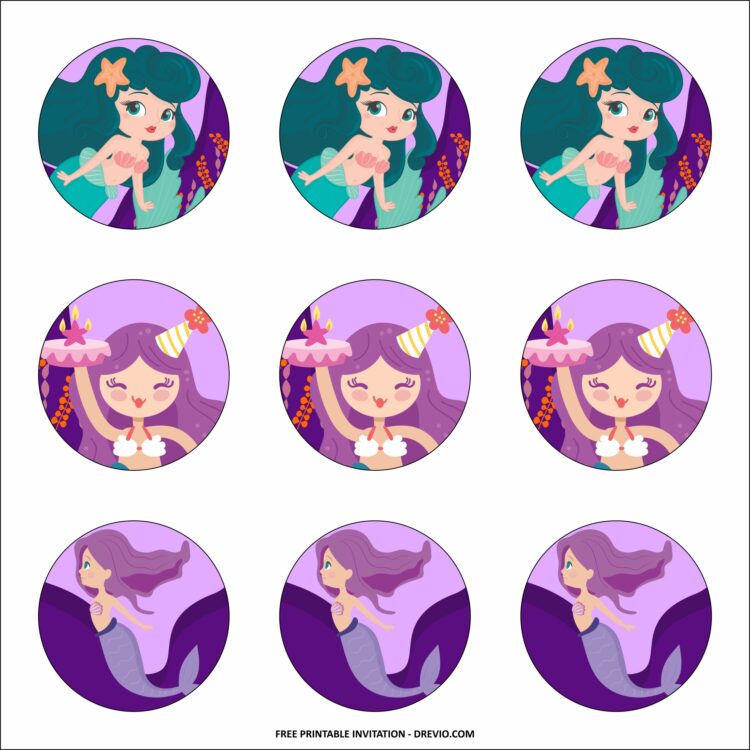 mermaid-cupcake-toppers-templates-download-hundreds-free-printable-birthday-invitation