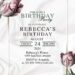 9+ Effortlessly Beautiful Moody Floral Birthday Invitation Templates b