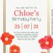 10+ Beautiful Bright Poppy Floral Birthday Invitation Templates