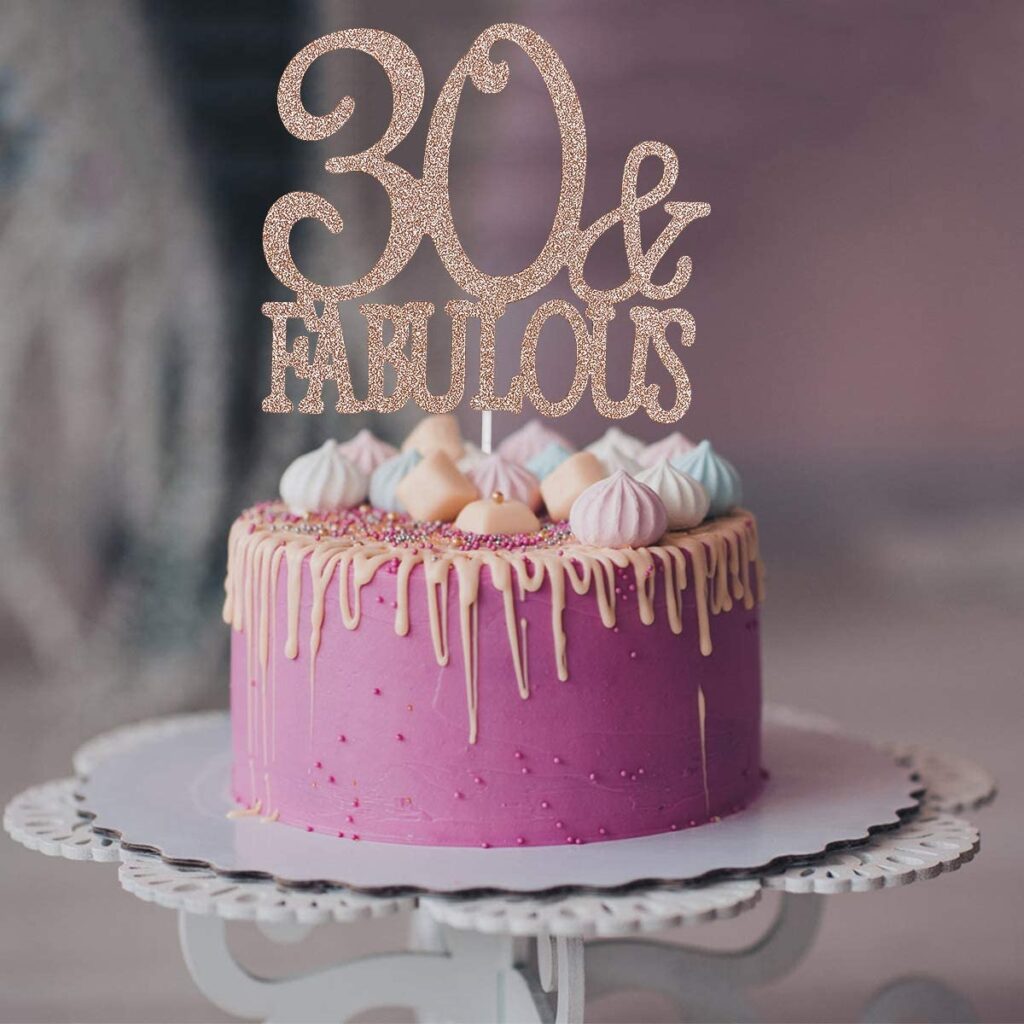 30th Birthday Party Cake (Credit: Walmart)