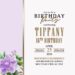 7+ Beautiful Hand Drawn Periwinkle And Rose Birthday Invitation Templates