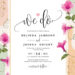 7+ Blooming Pinky Gold Floral Wedding Invitation Templates Title
