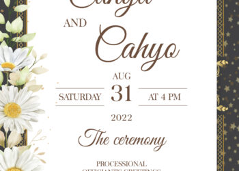 7+ Sparkling Eucalyptus Floral Gold Wedding Invitation Templates Title
