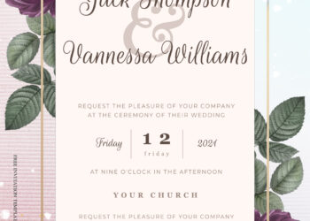 7+ Sparkling Peonies Gold Floral Wedding Invitation Templates Title