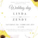 7+ Sunflower In Spring Gold Floral Wedding Invitation Templates Title