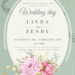 8+ Floral In An Egg Gold Wedding Invitation Templates Title