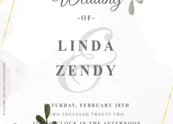 8+ Single Flower Gold Wedding Invitation Templates Title