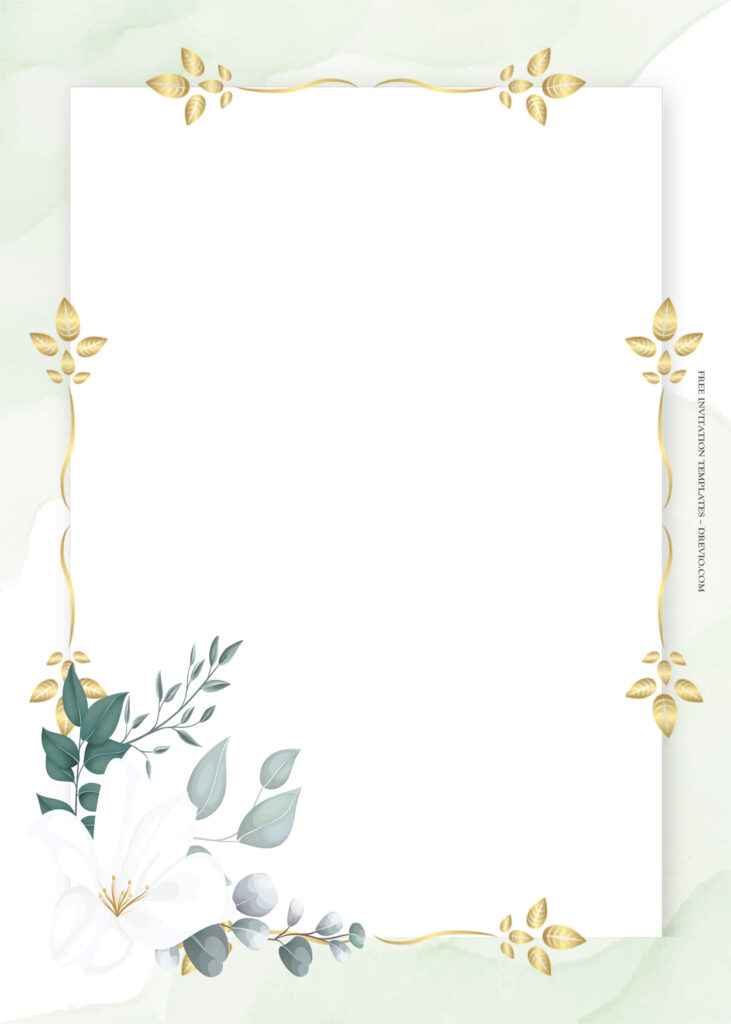 8+ Violet Hues Gold Floral Wedding Invitation Templates | Download ...