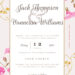 9+ Blooming Spring Gold Floral Wedding Invitation Templates title