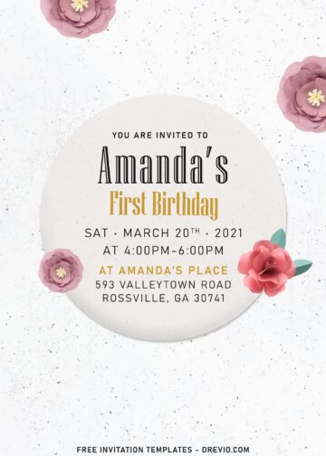 9+ Elegant Rosebuds Birthday & Wedding Invitation Templates | Download ...