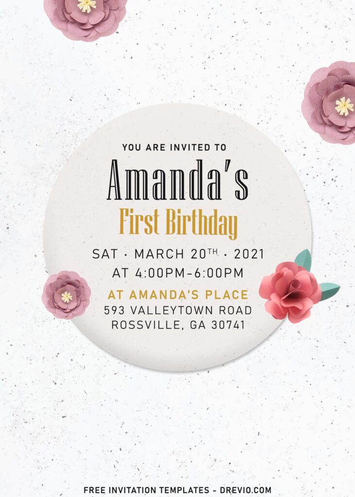 9+ Elegant Rose Buds Birthday & Wedding Invitation Templates