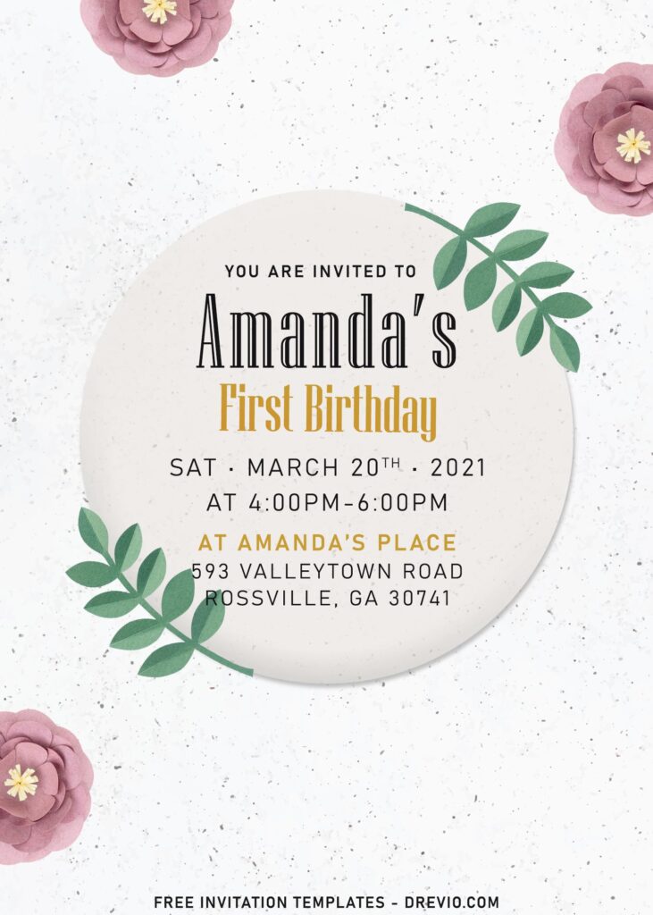9+ Elegant Rose Buds Birthday & Wedding Invitation Templates