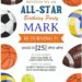 Cool All-Star Sport Themed Birthday Invitation Templates Editable With PDF Editor and has