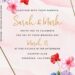 7+ Botanical Boho Floral Vines Wedding Invitation Templates For Modern Couples