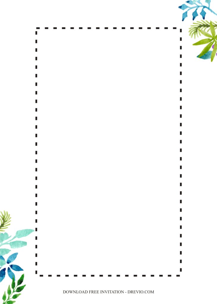 Invitation Template of Ideas to Make Your Tropical Party Stunning! Complete To-Do List 1