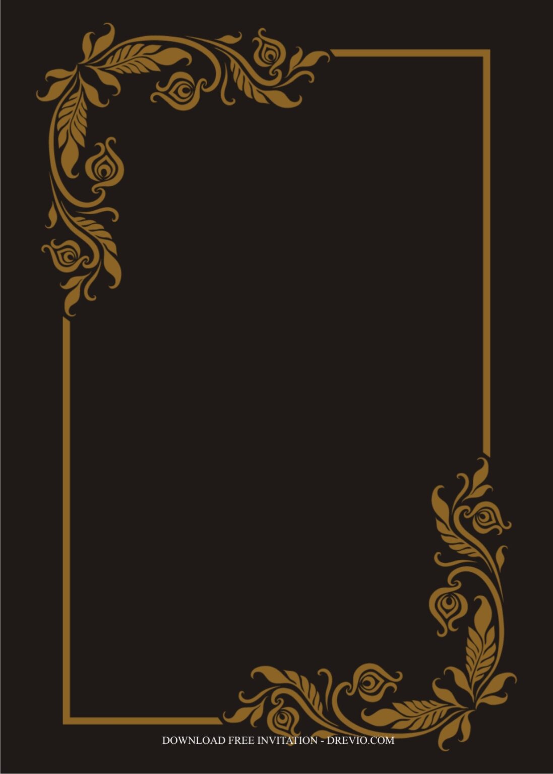 Elegant Black and Gold Wedding Decorations | Download Hundreds FREE ...