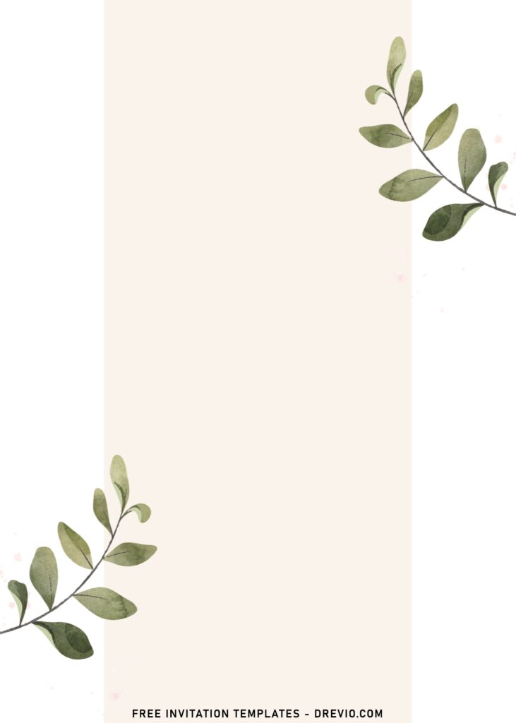 11+ Cascading Eucalyptus And Ivy Wedding Invitation Templates with greenery eucalyptus