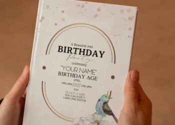 Free Editable PDF Blissful Spring Day Birthday Invitation Templates