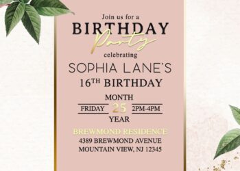 10+ Minimal Spring Themed Invitation Templates For Any Events