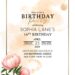 9+ Minimalist Tulip Floral Birthday Invitation Templates