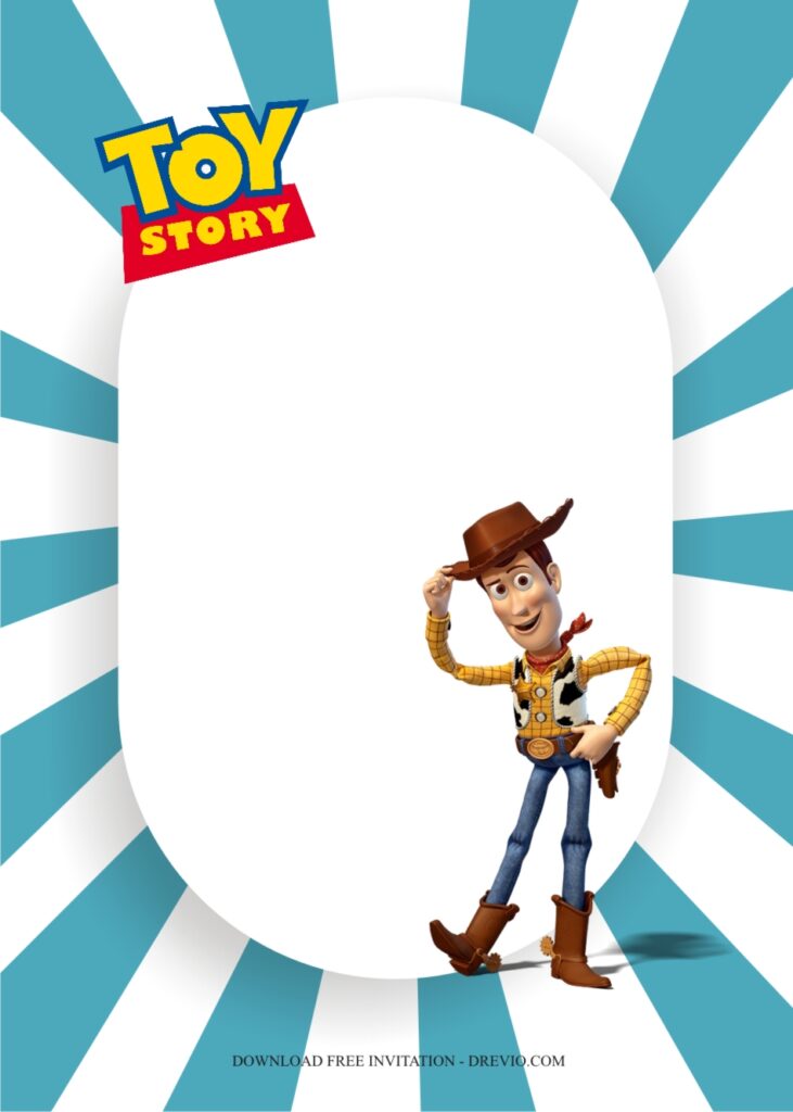 Toy Story Birthday  Invitation Template6 