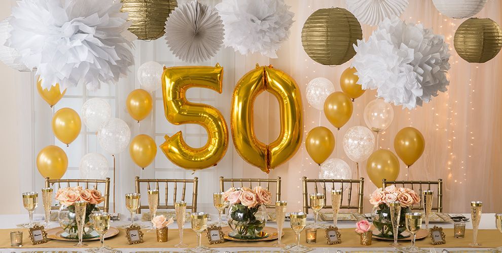 50th Anniversary Party Decorations (Gama Logistics)
