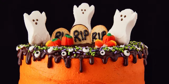 Halloween Party Cakes (Credit: Delish)