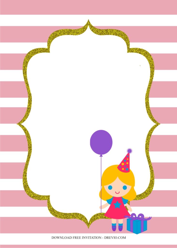 Invitation Template of Indoor First Birthday Party Ideas + Fun Activities 4